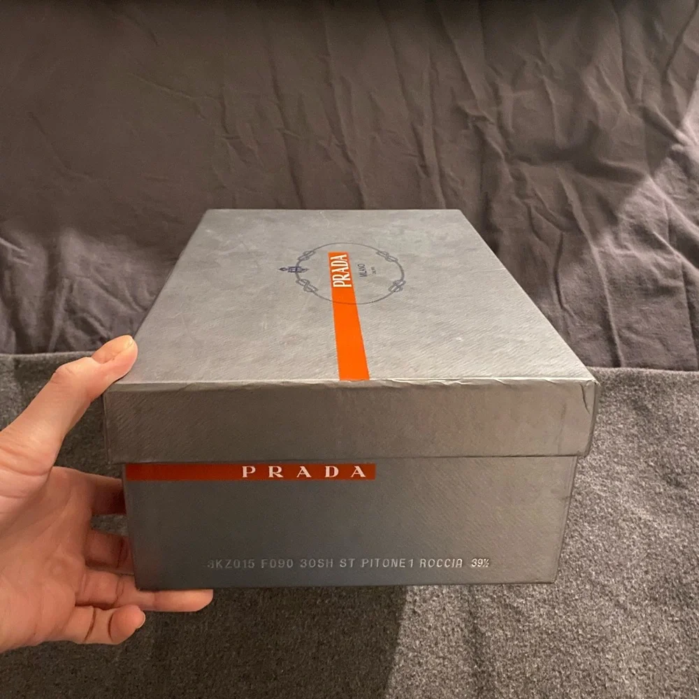 Prada Snakeskin Cork Wedge Heels - Picture 6 of 6